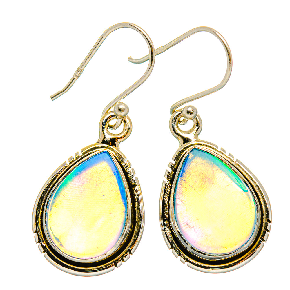 Aura Opal Earrings handcrafted by Ana Silver Co - EARR426964 - Photo 2
