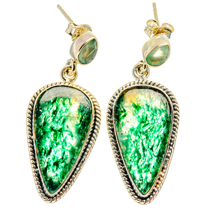 Green Aventurine Earrings handcrafted by Ana Silver Co - EARR426968 - Photo 2