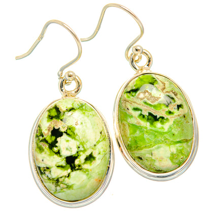 Rainforest Jasper Earrings handcrafted by Ana Silver Co - EARR426977 - Photo 2