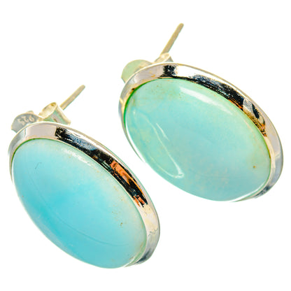 Larimar Earrings handcrafted by Ana Silver Co - EARR426979 - Photo 2