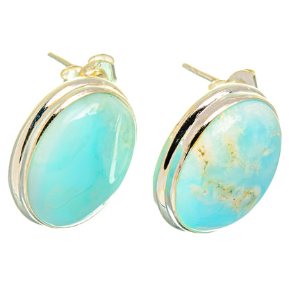 Larimar Earrings handcrafted by Ana Silver Co - EARR426983 - Photo 2