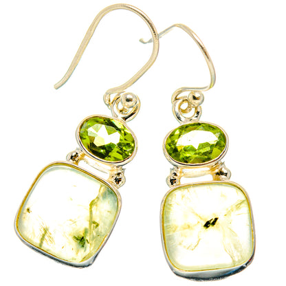 Prehnite Earrings handcrafted by Ana Silver Co - EARR426986 - Photo 2