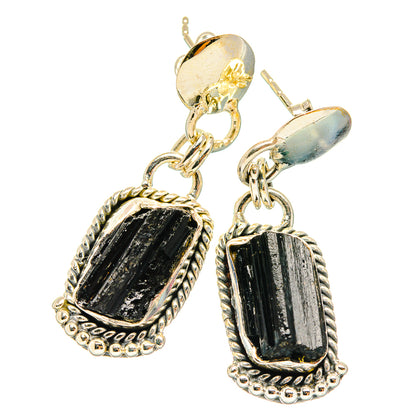 Tektite Earrings handcrafted by Ana Silver Co - EARR426992 - Photo 2