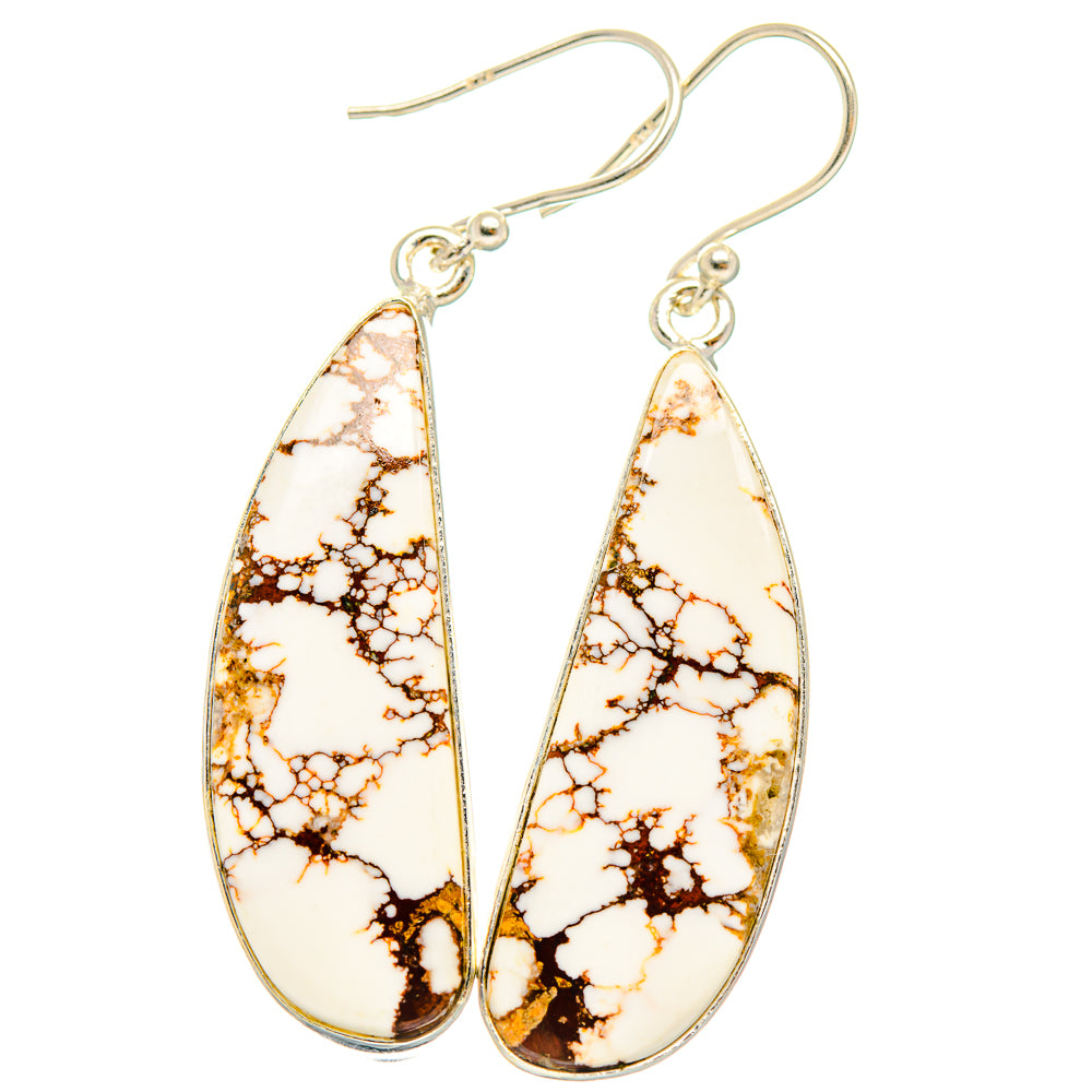 Wild Horse Jasper Earrings handcrafted by Ana Silver Co - EARR426994 - Photo 2