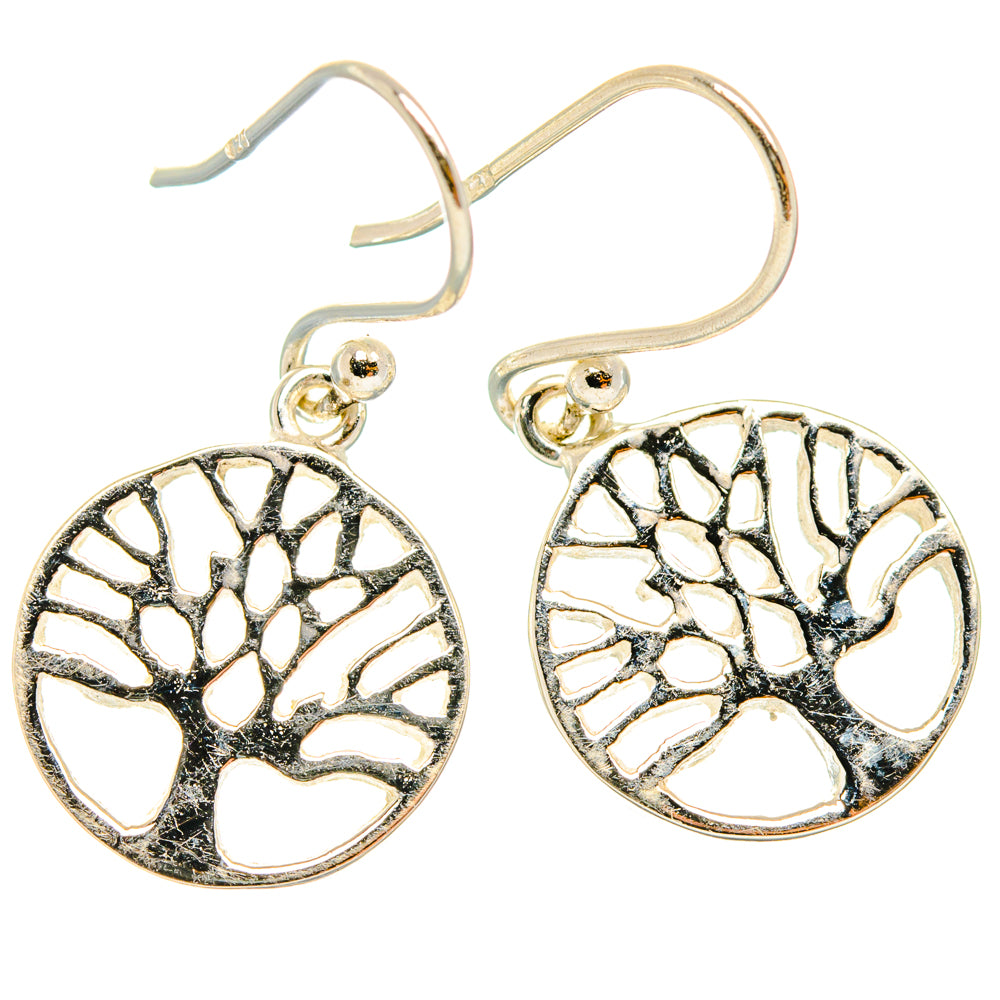 Tree Of Life Earrings handcrafted by Ana Silver Co - EARR427010 - Photo 2