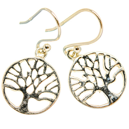 Tree Of Life Earrings handcrafted by Ana Silver Co - EARR427010 - Photo 2