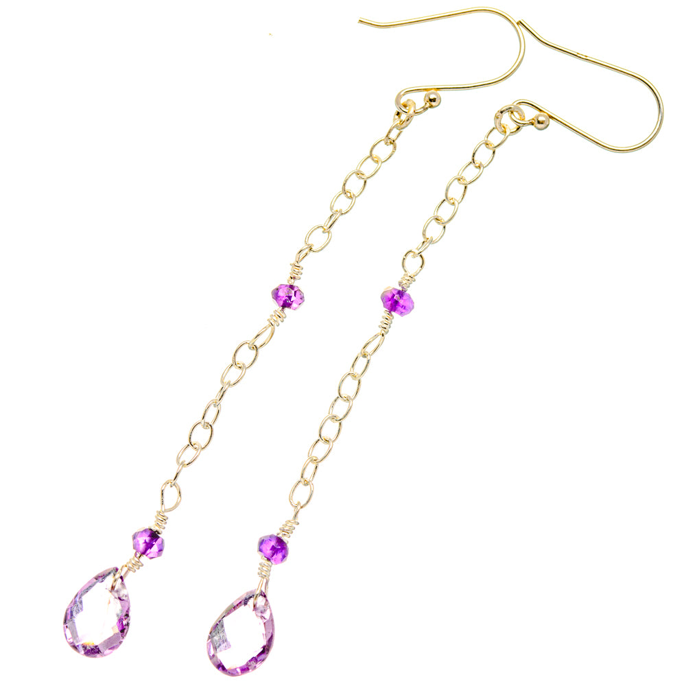 Amethyst Earrings handcrafted by Ana Silver Co - EARR427029 - Photo 2