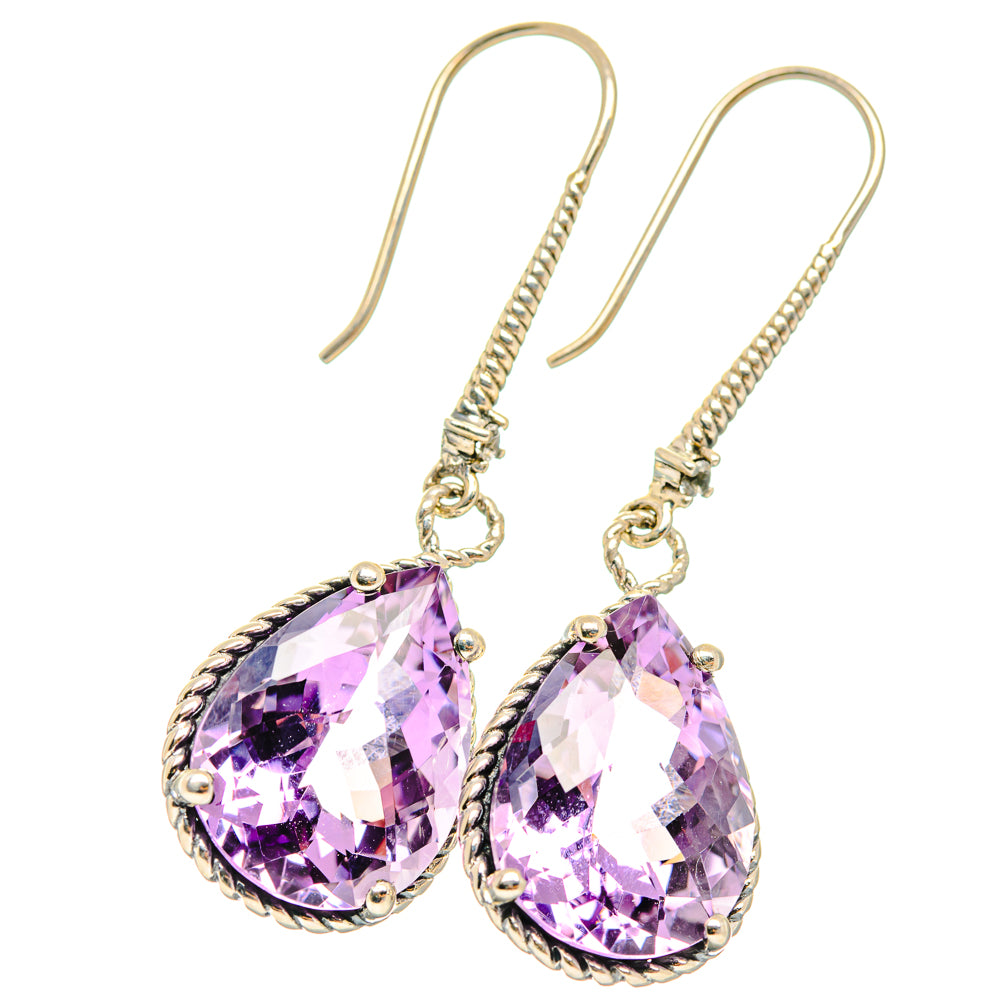 Amethyst Earrings handcrafted by Ana Silver Co - EARR427038 - Photo 2