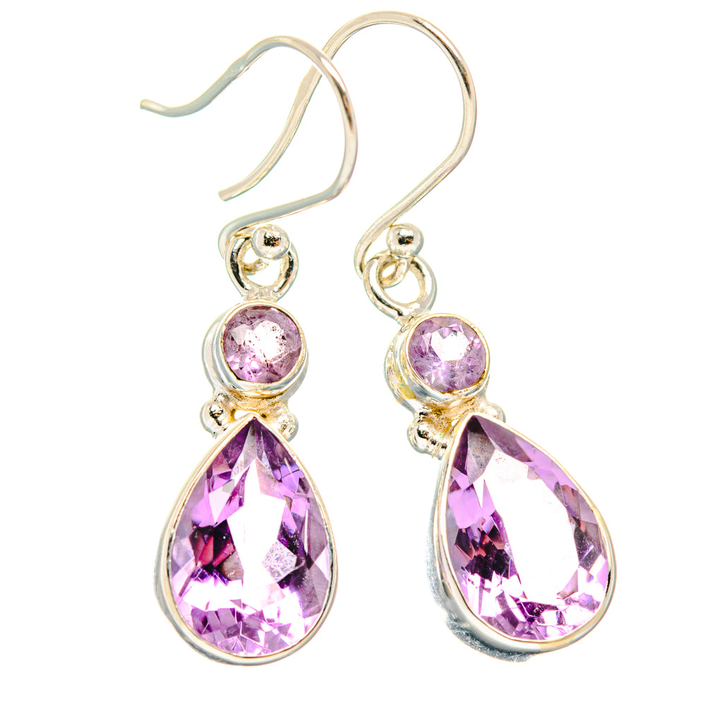 Amethyst Earrings handcrafted by Ana Silver Co - EARR427045 - Photo 2