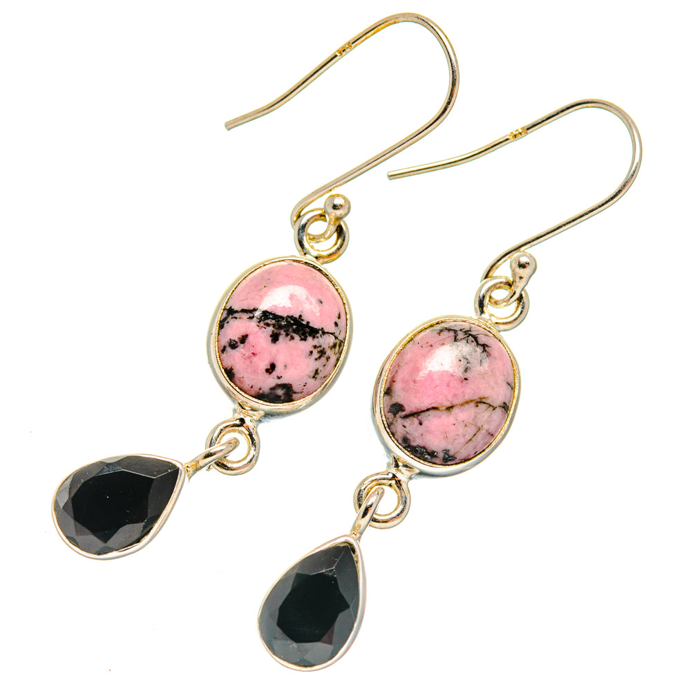 Rhodonite Earrings handcrafted by Ana Silver Co - EARR427049 - Photo 2