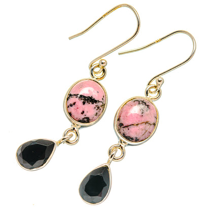 Rhodonite Earrings handcrafted by Ana Silver Co - EARR427049 - Photo 2