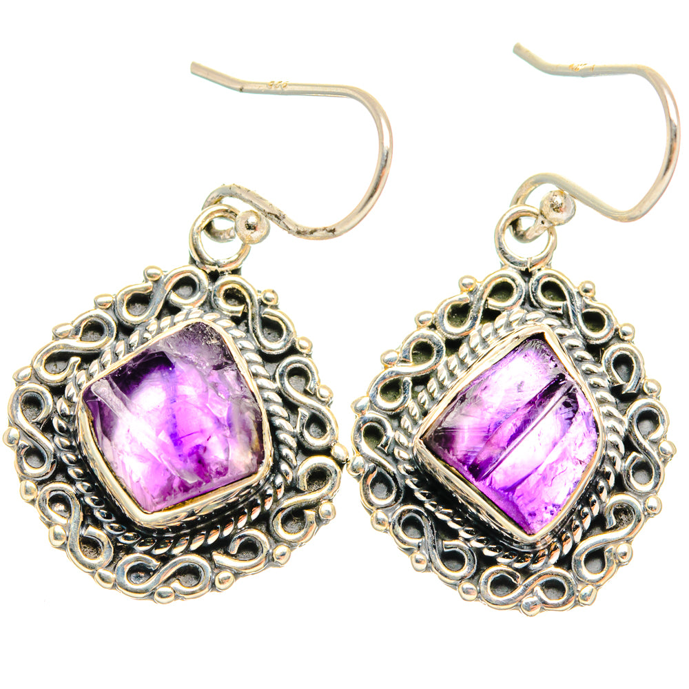 Amethyst Earrings handcrafted by Ana Silver Co - EARR427052 - Photo 2