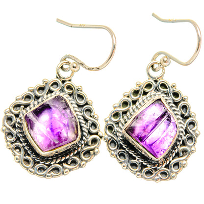 Amethyst Earrings handcrafted by Ana Silver Co - EARR427052 - Photo 2