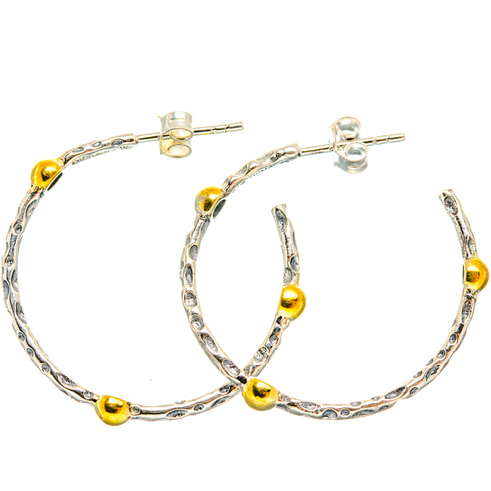 Hoop Earrings handcrafted by Ana Silver Co - EARR427073 - Photo 2