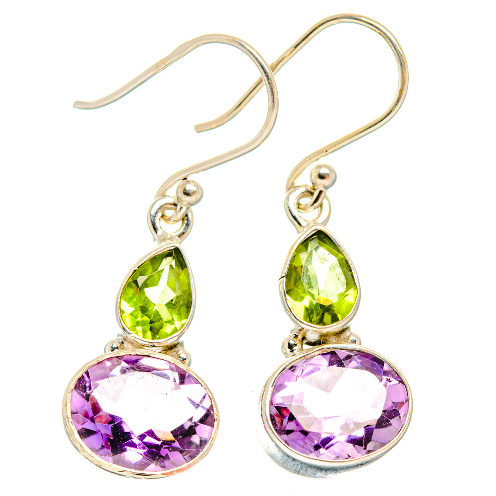 Amethyst Earrings handcrafted by Ana Silver Co - EARR427080 - Photo 2