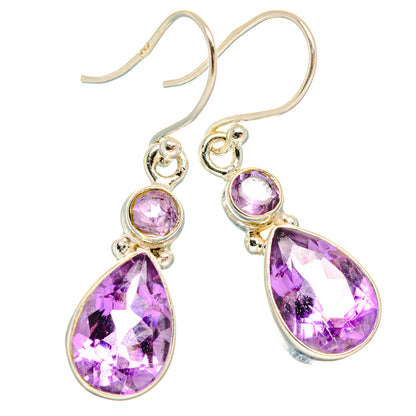 Amethyst Earrings handcrafted by Ana Silver Co - EARR427111 - Photo 2