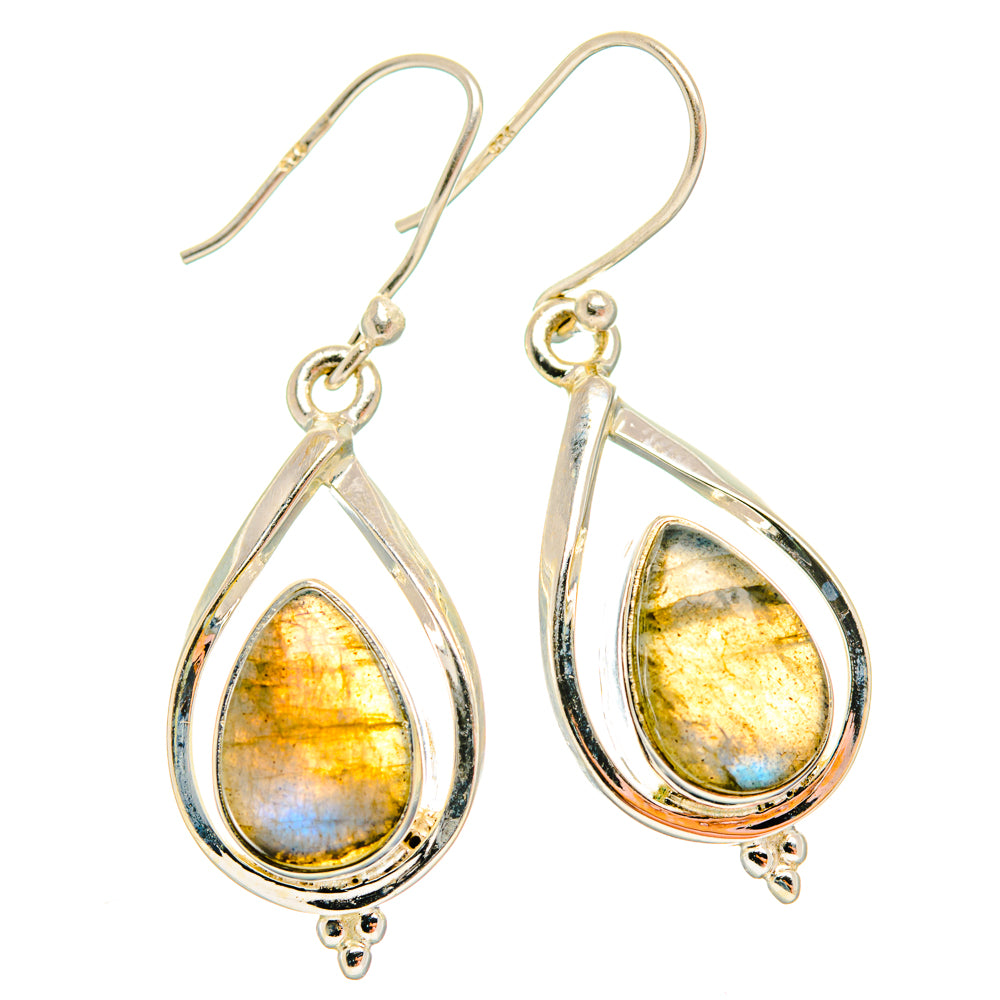 Labradorite Earrings handcrafted by Ana Silver Co - EARR427114 - Photo 2