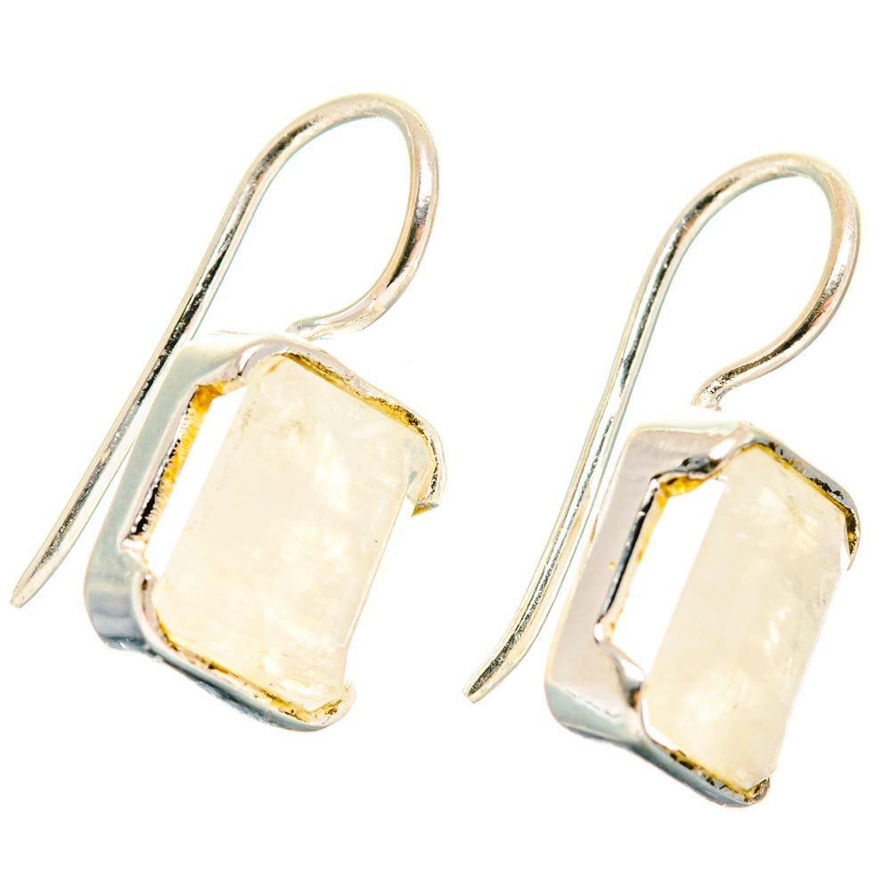 Rainbow Moonstone Earrings handcrafted by Ana Silver Co - EARR427122 - Photo 2