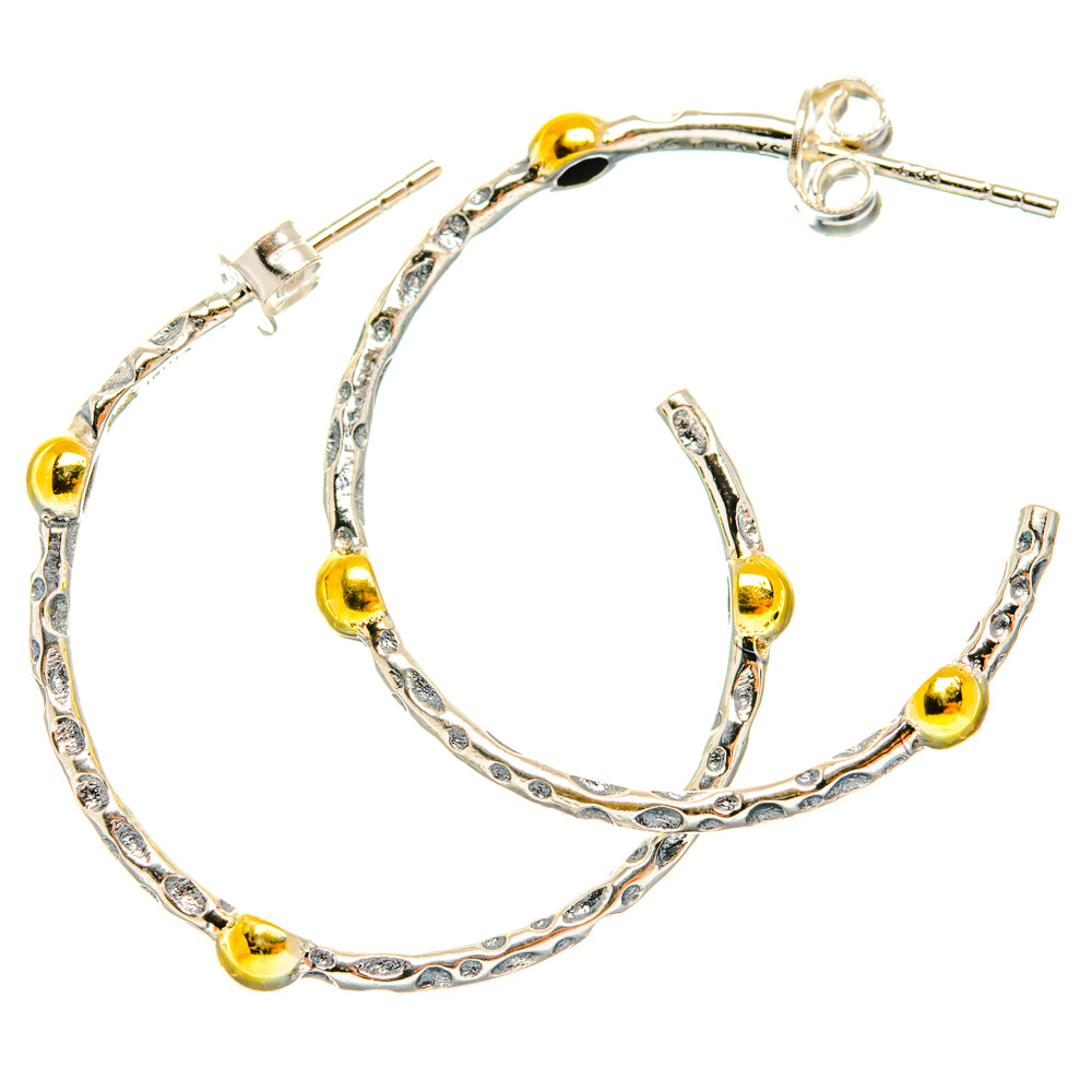 Hoop Earrings handcrafted by Ana Silver Co - EARR427136 - Photo 2