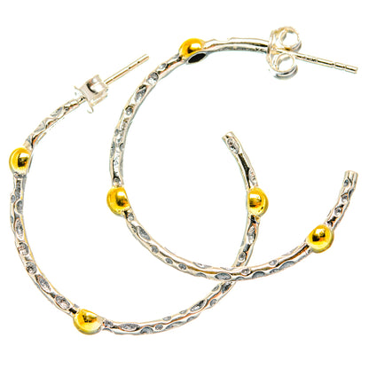 Hoop Earrings handcrafted by Ana Silver Co - EARR427136 - Photo 2