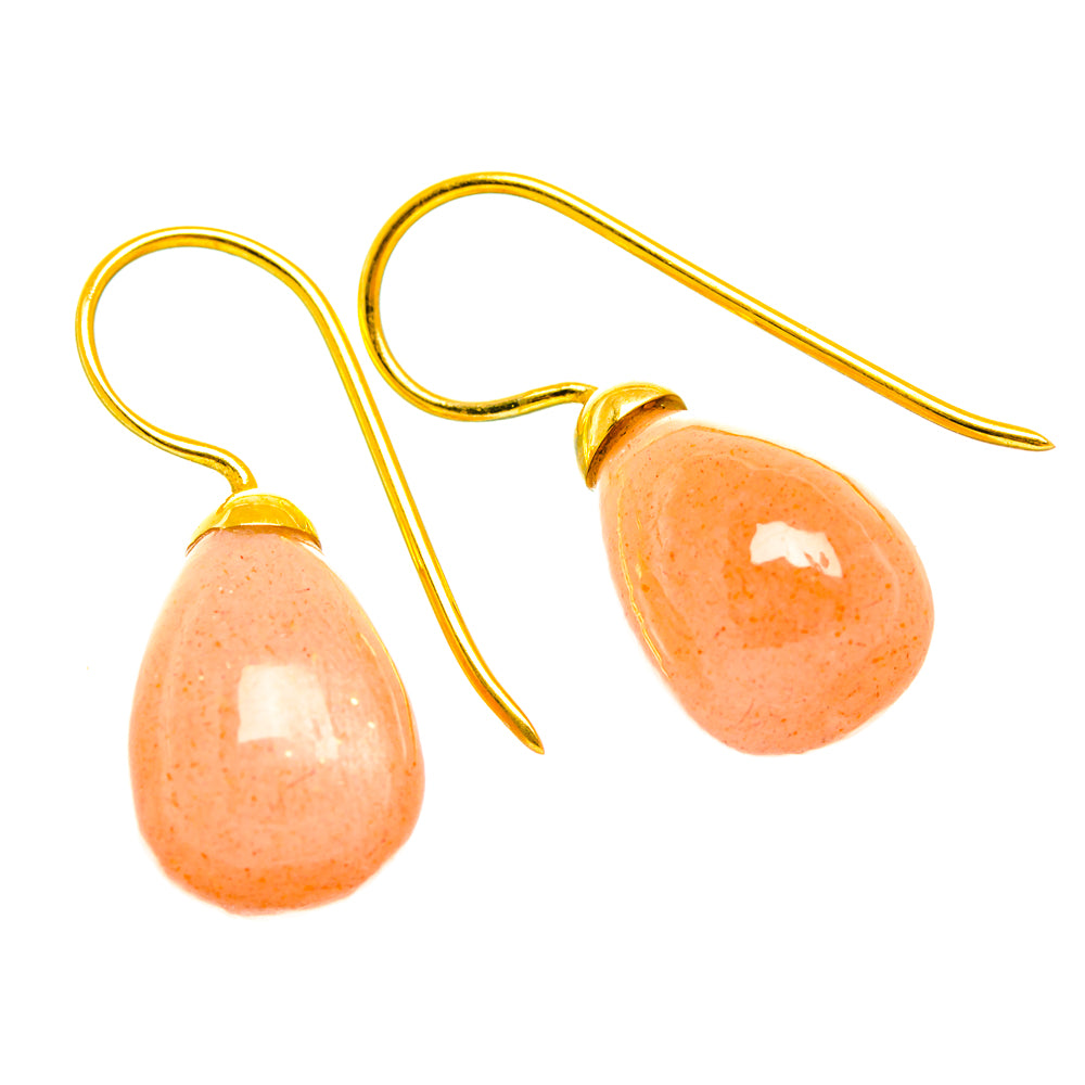 Sunstone Earrings handcrafted by Ana Silver Co - EARR427137 - Photo 2