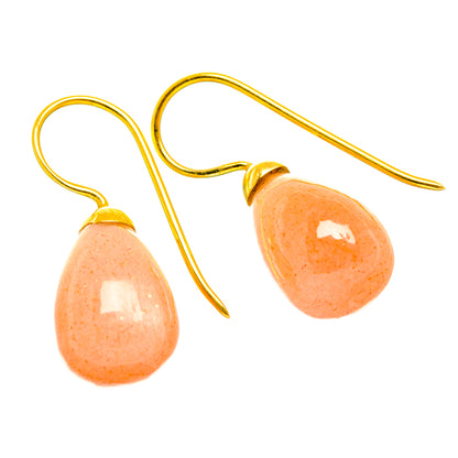 Sunstone Earrings handcrafted by Ana Silver Co - EARR427137 - Photo 2