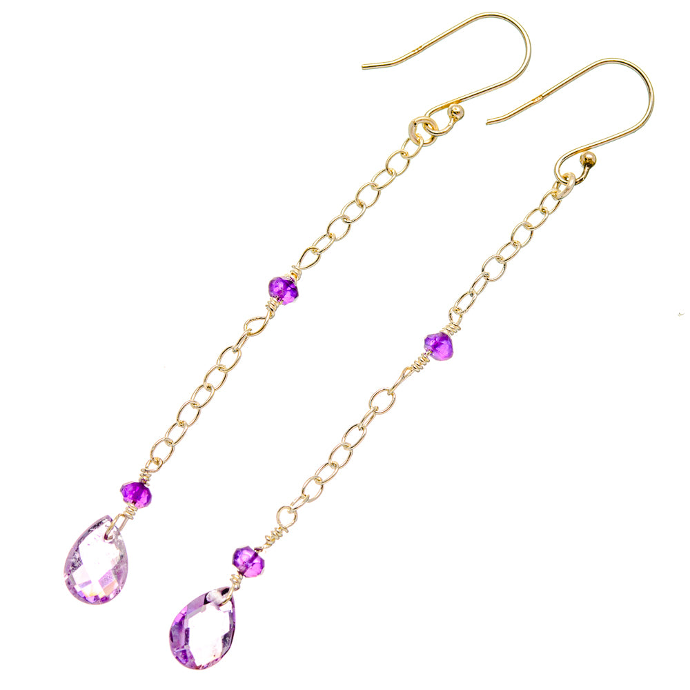 Amethyst Earrings handcrafted by Ana Silver Co - EARR427146 - Photo 2