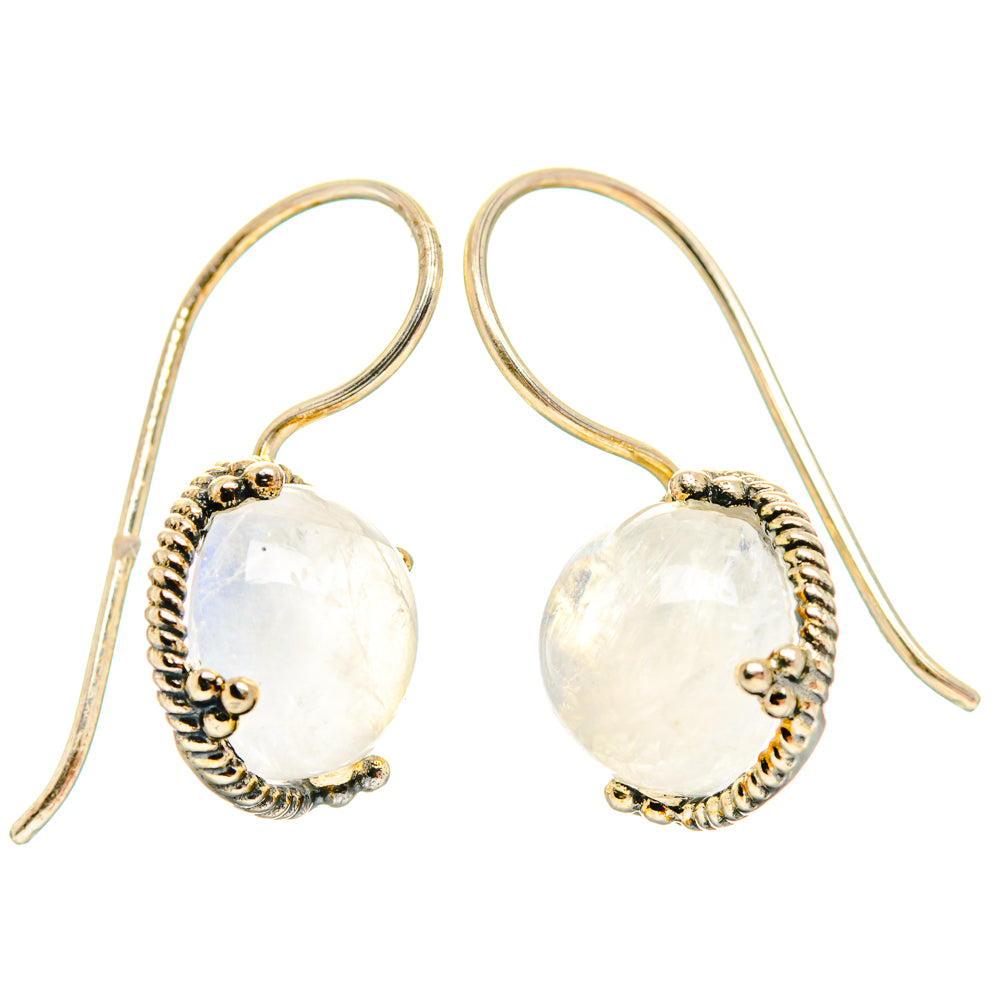Rainbow Moonstone Earrings handcrafted by Ana Silver Co - EARR427152 - Photo 2