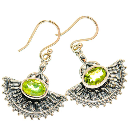 Peridot Earrings handcrafted by Ana Silver Co - EARR427169 - Photo 2