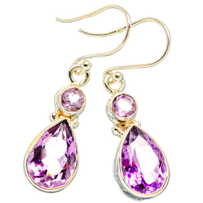 Amethyst Earrings handcrafted by Ana Silver Co - EARR427214 - Photo 2