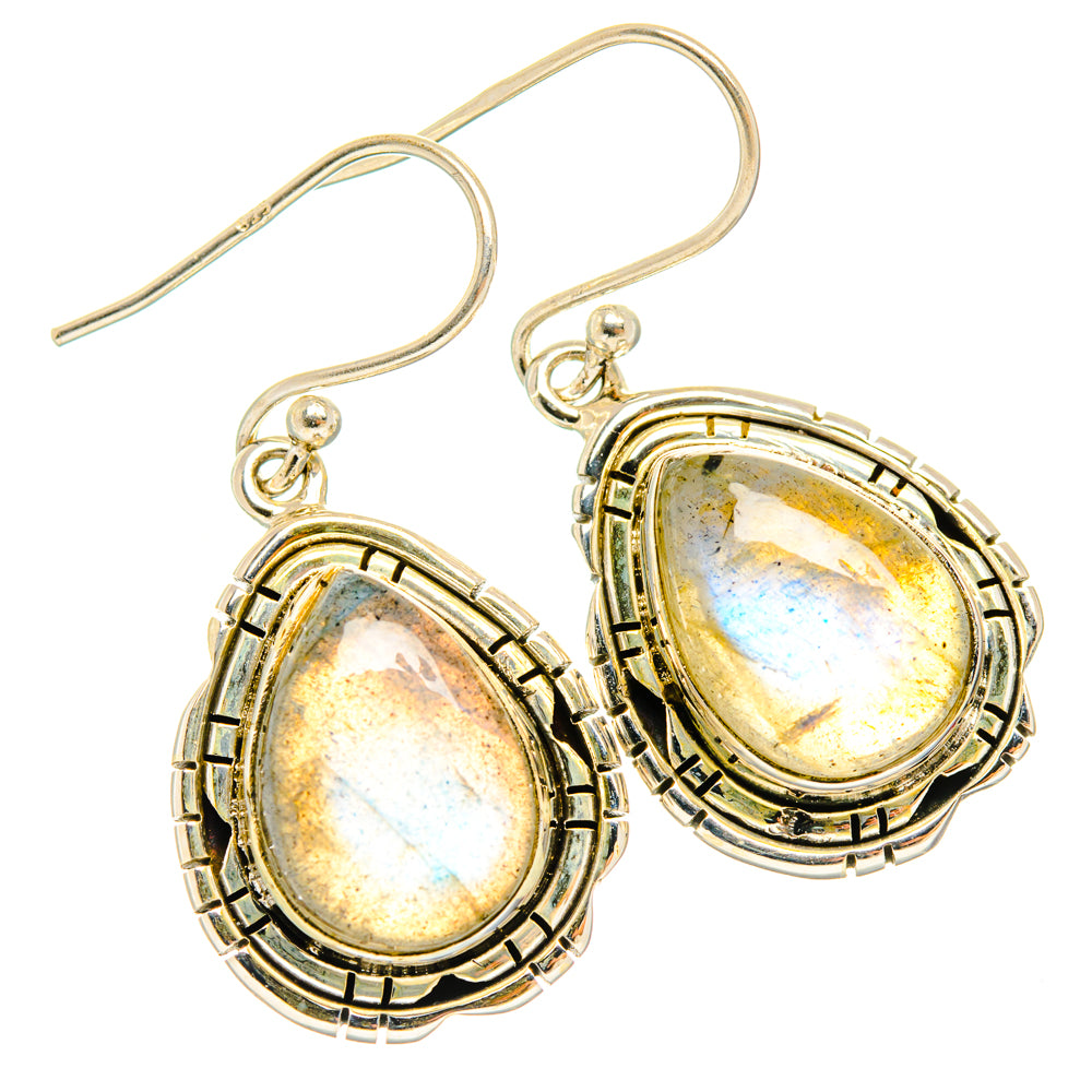 Labradorite Earrings handcrafted by Ana Silver Co - EARR427221 - Photo 2