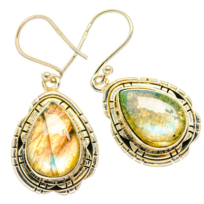 Labradorite Earrings handcrafted by Ana Silver Co - EARR427234 - Photo 2
