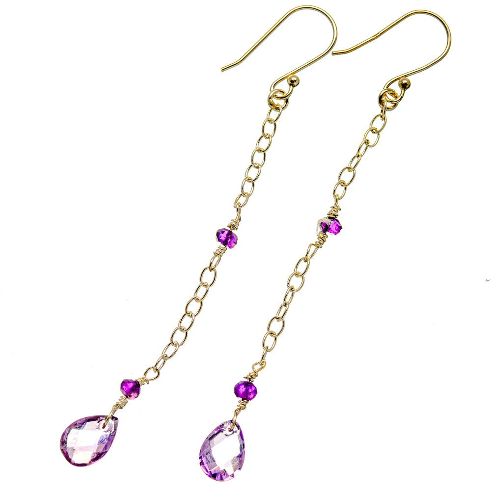 Amethyst Earrings handcrafted by Ana Silver Co - EARR427245 - Photo 2