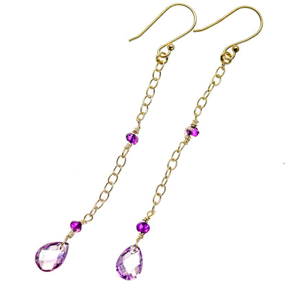 Amethyst Earrings handcrafted by Ana Silver Co - EARR427248 - Photo 2