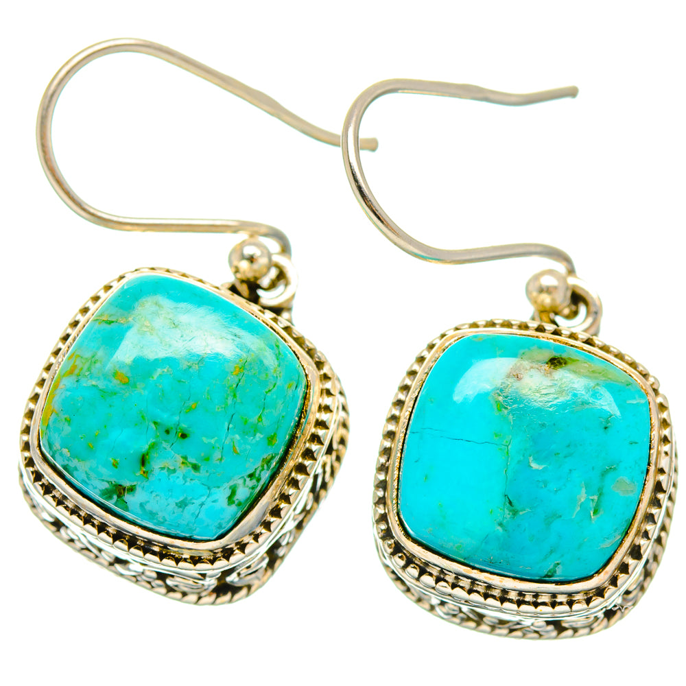 Chrysocolla Earrings handcrafted by Ana Silver Co - EARR427258 - Photo 2