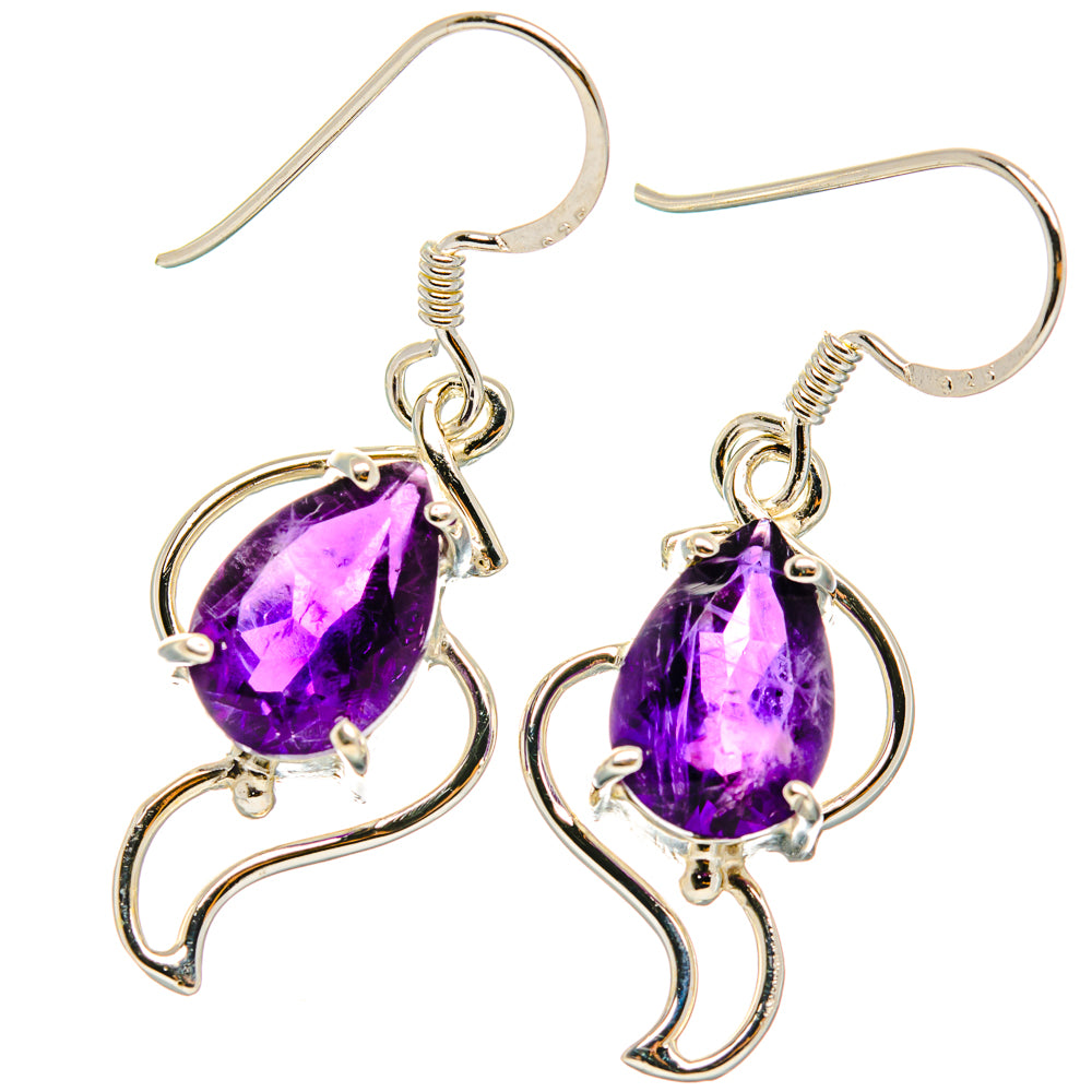 Amethyst Earrings handcrafted by Ana Silver Co - EARR427280 - Photo 2