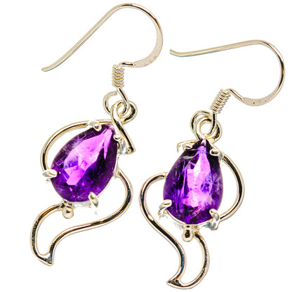 Amethyst Earrings handcrafted by Ana Silver Co - EARR427280 - Photo 2