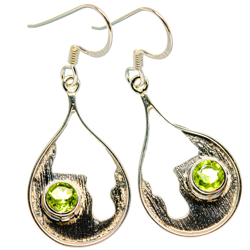 Peridot Earrings handcrafted by Ana Silver Co - EARR427287 - Photo 2