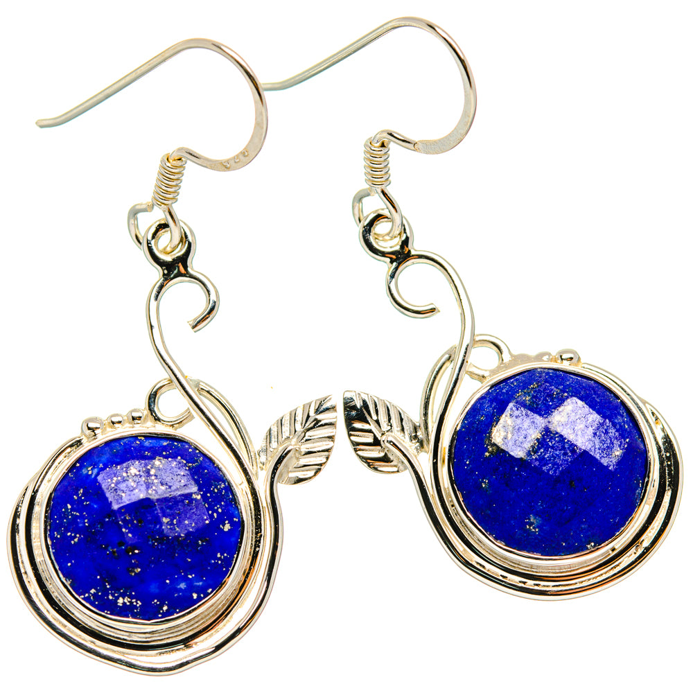 Lapis Lazuli Earrings handcrafted by Ana Silver Co - EARR427291 - Photo 2