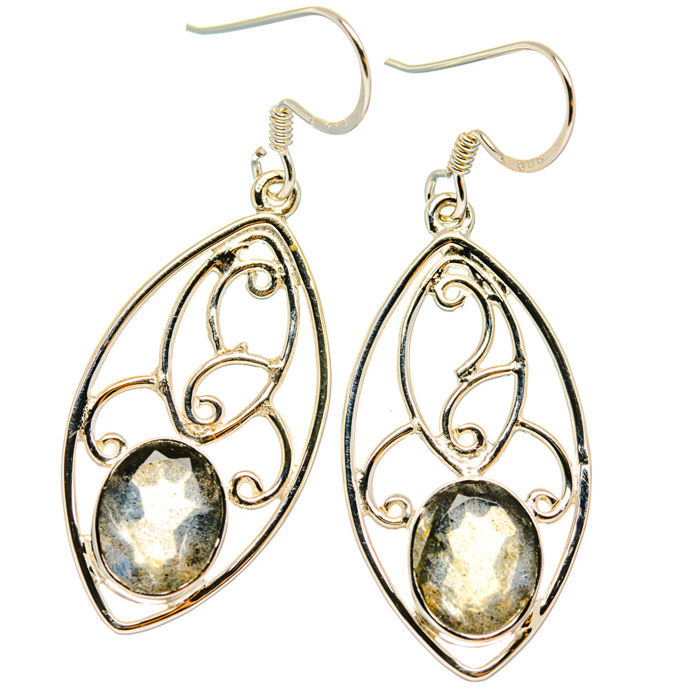Labradorite Earrings handcrafted by Ana Silver Co - EARR427294 - Photo 2