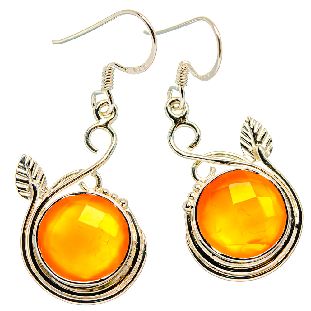 Carnelian Earrings handcrafted by Ana Silver Co - EARR427296 - Photo 2