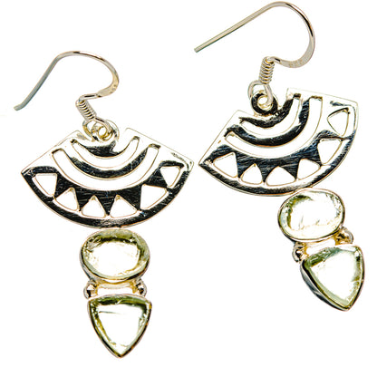 Prehnite Earrings handcrafted by Ana Silver Co - EARR427300 - Photo 2