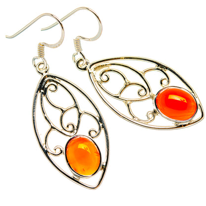 Carnelian Earrings handcrafted by Ana Silver Co - EARR427314 - Photo 2