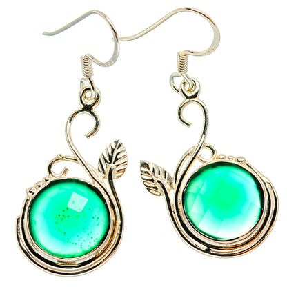 Green Onyx Earrings handcrafted by Ana Silver Co - EARR427317 - Photo 2