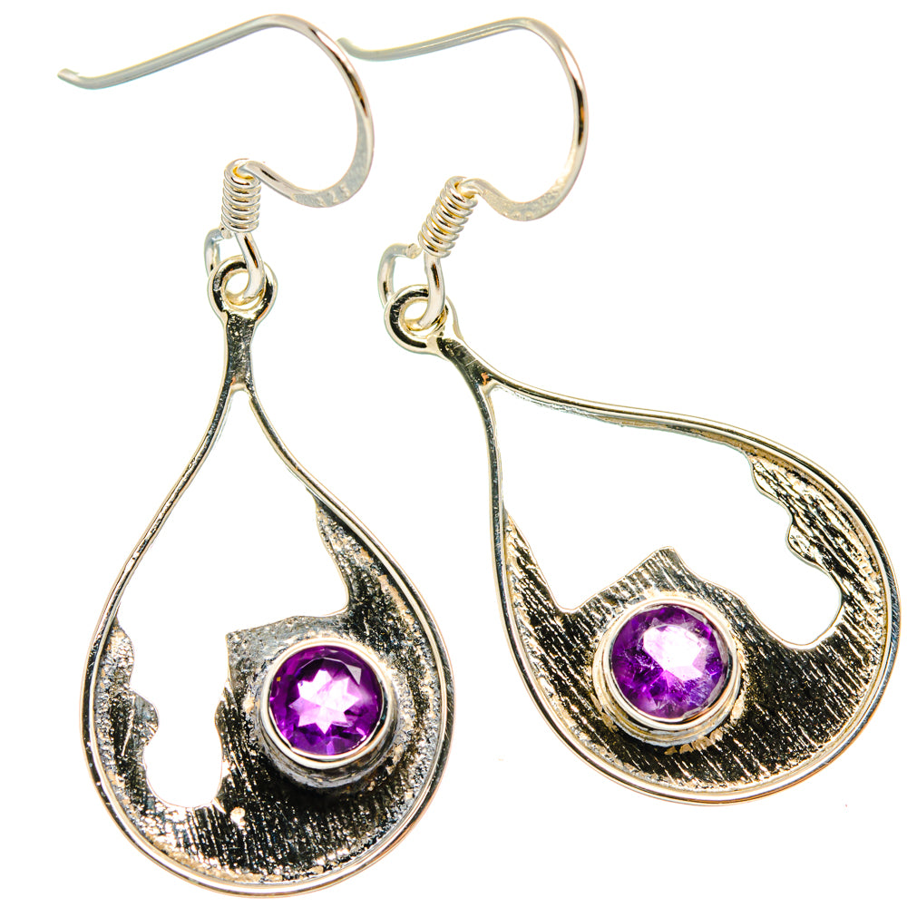 Amethyst Earrings handcrafted by Ana Silver Co - EARR427324 - Photo 2
