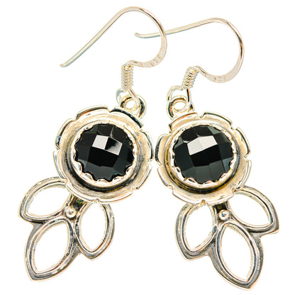 Black Onyx Earrings handcrafted by Ana Silver Co - EARR427330 - Photo 2
