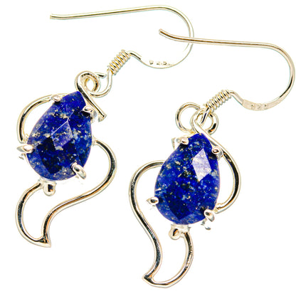 Lapis Lazuli Earrings handcrafted by Ana Silver Co - EARR427337 - Photo 2