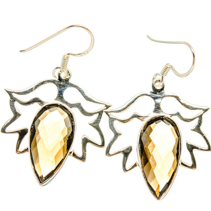 Smoky Quartz Earrings handcrafted by Ana Silver Co - EARR427340 - Photo 2