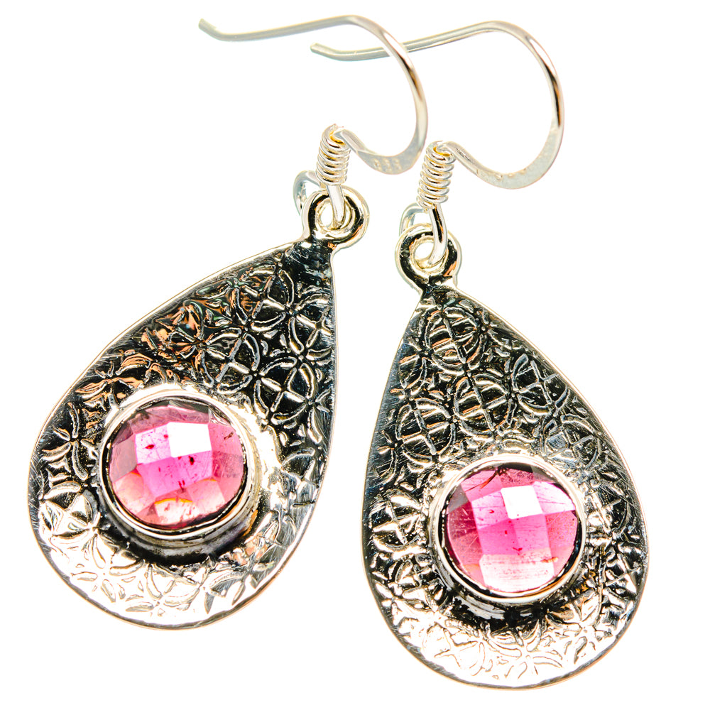 Garnet Earrings handcrafted by Ana Silver Co - EARR427346 - Photo 2