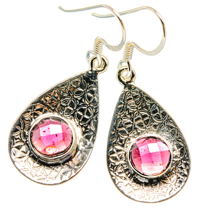 Garnet Earrings handcrafted by Ana Silver Co - EARR427346 - Photo 2